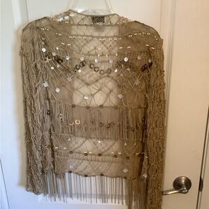 Gold jacket with sequins